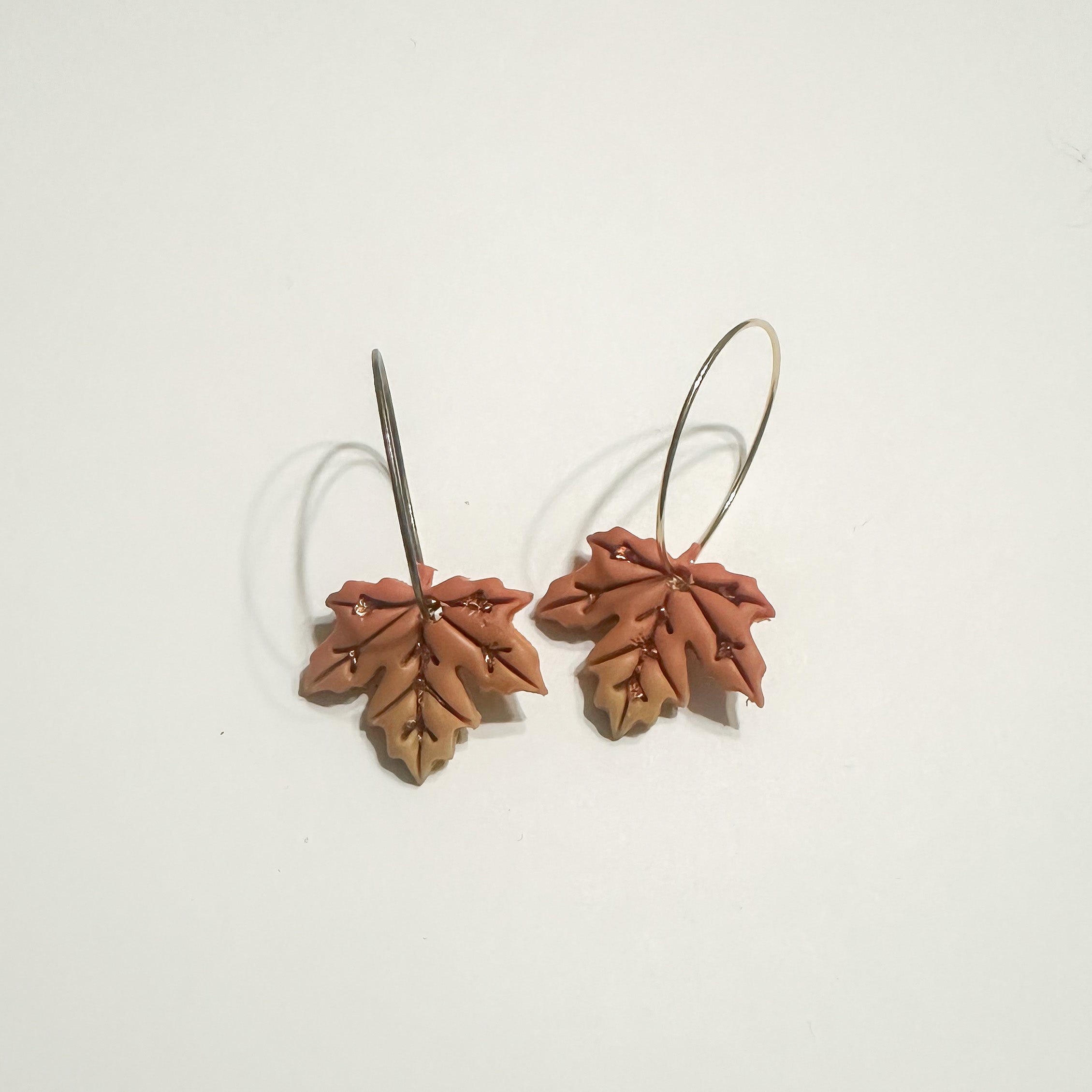 Leaf charms (hoops sold separately)